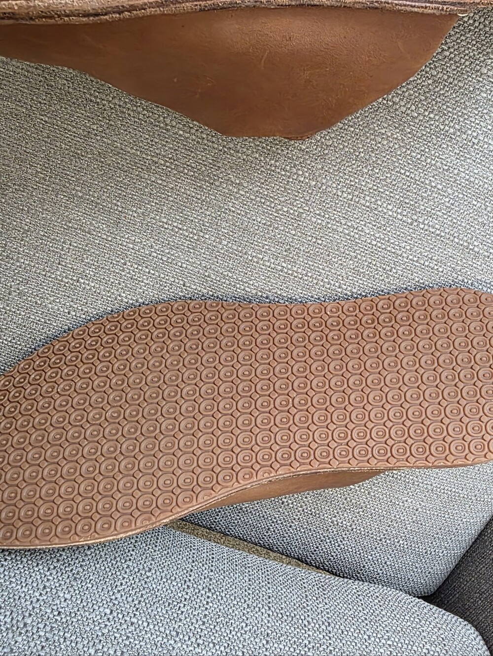 WP Standard Mr. Grumpy Men's Leather Slides Slippers - Picture 3 of 8
